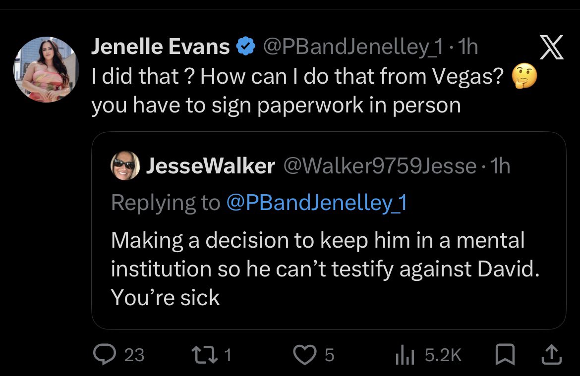 Girl, you literally can not keep your story straight. “I have custody and make the decisions.” Then it’s “how can I do that from Vegas? You have to sign paperwork. “ when we all know you can sign electronically. So which one is the lie, Jenelle?