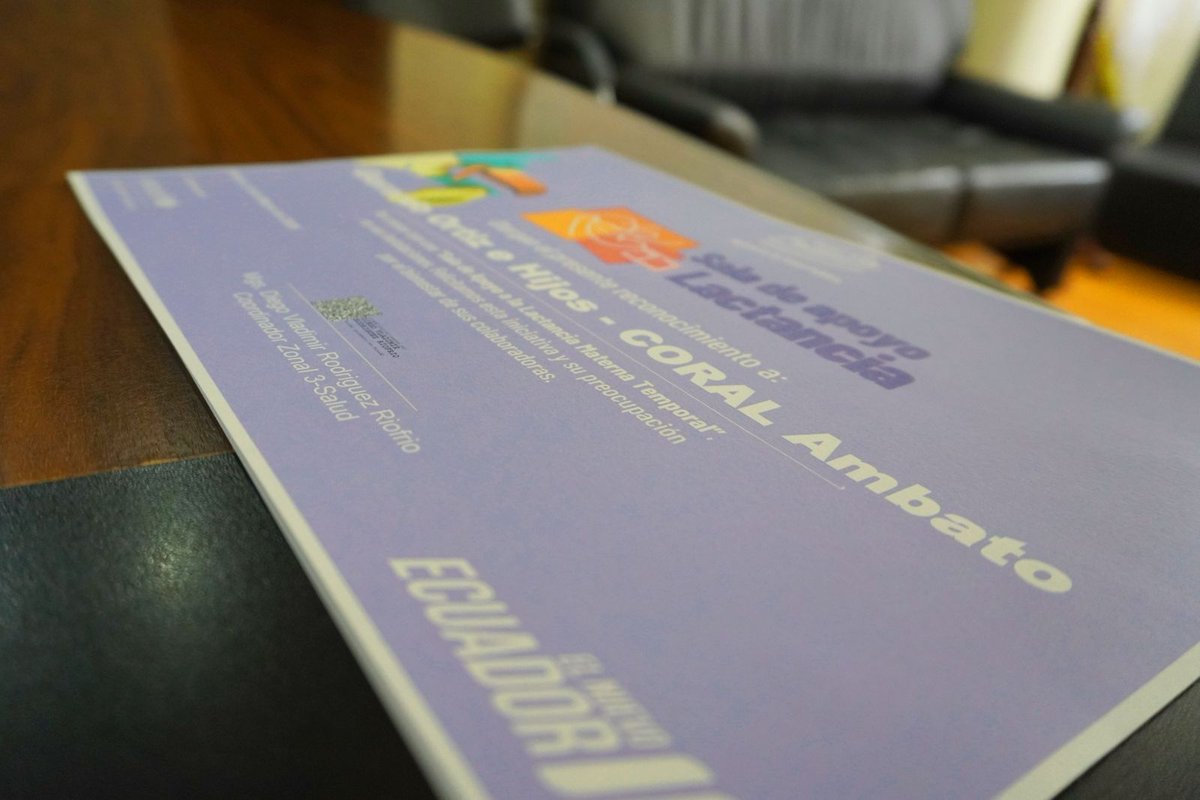 #Ambato | Con el fin de fortalecer espacios claves para potenciar entornos y prácticas saludables de apoyo a la Lactancia Materna, el equipo Distrital de Promoción de la Salud del Distrito del cantón, trabaja arduamente para sumar espacios que fomenten esta practica.