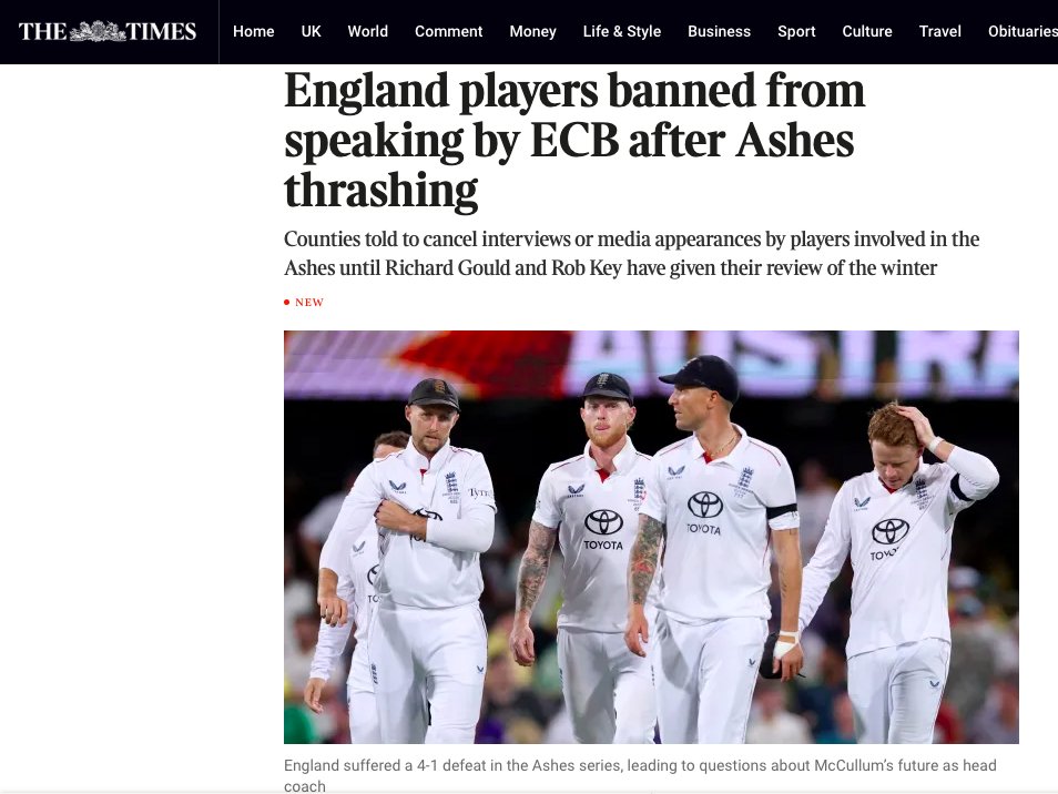 berniecoen's tweet image. England players gagged by @ECB_cricket  unbelievable, if they cant trust their players to answer cricketing questions thats a worry. #cricket #Ashes