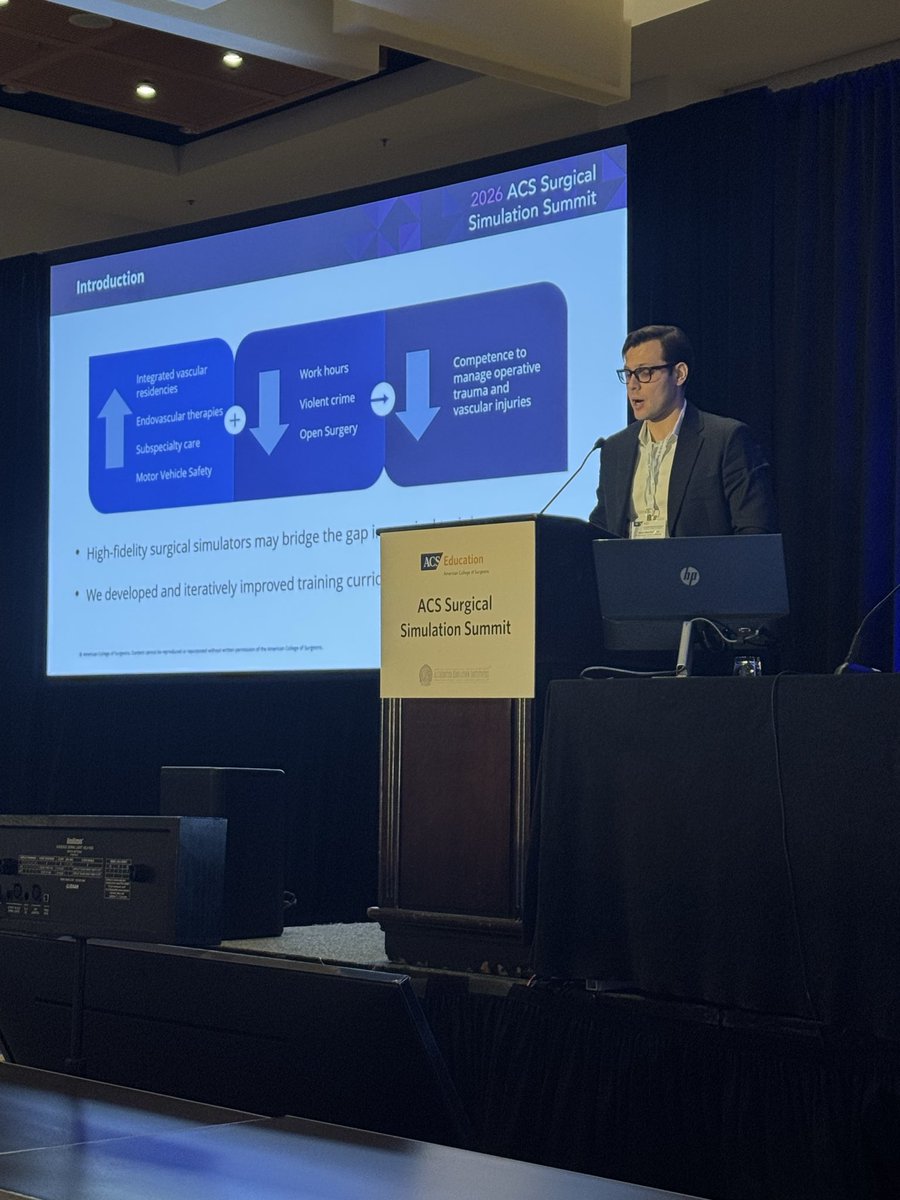 ChrisDeckerMD's tweet photo. Congrats to Nikita for representing @NYULH_Surgery @nychhc @NYUGSOM_SurgRes well in his podium at #ACS2026 surgical simulation summit! https://t.co/kIhHoRlpzX