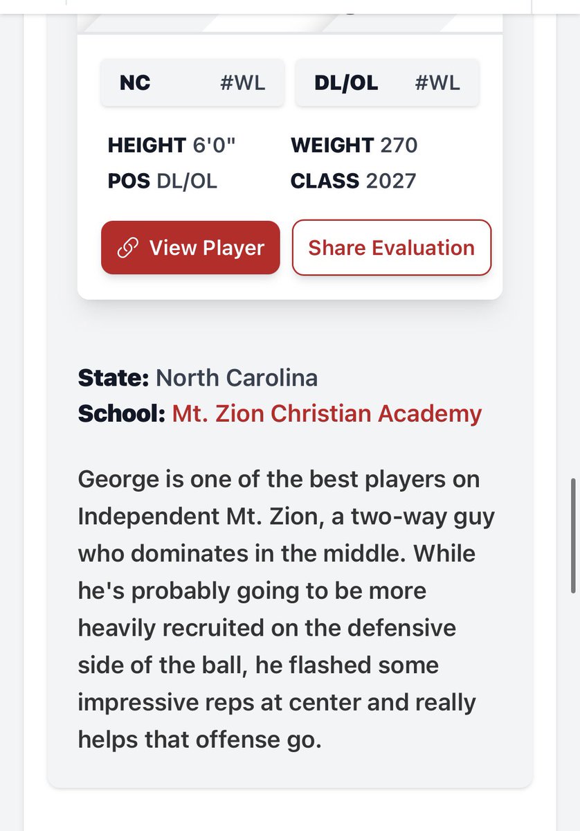 Eric George Jr “27” tweet media