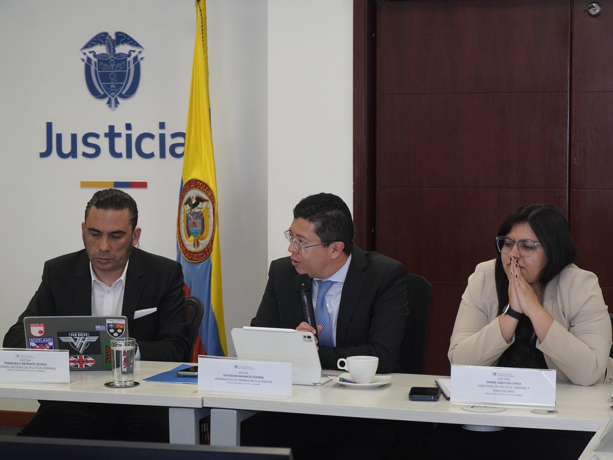 MinJusticia Colombia tweet media