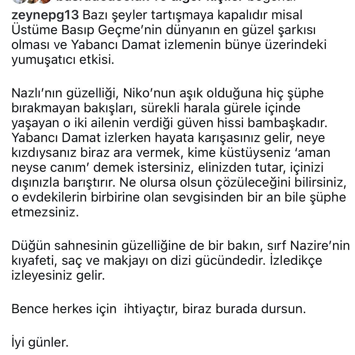 gelememayol's tweet photo. Neden mi yabancı damat izliyorum 🥹
İçimle dışımı barıştırdığı için ✨🌷 https://t.co/eaI5inLrPA