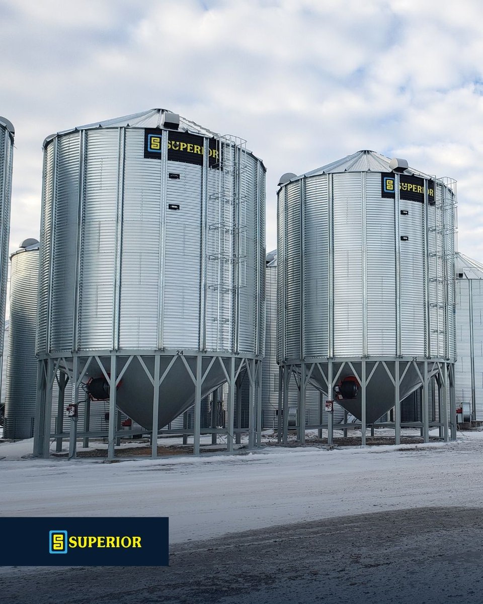 Upgrade your feed storage with Superior’s hopper bins—designed for fast unloading, thorough cleanout, and dependable performance season after season.  Get started at bit.ly/3L6Zq0H