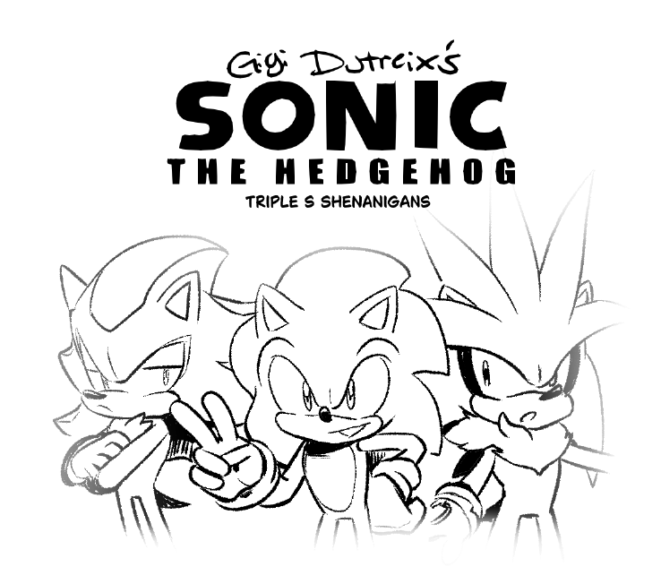 Reminder that this triple S mini funny gag comic is up for preorder!

Here's some previews on what the panels will look like! 