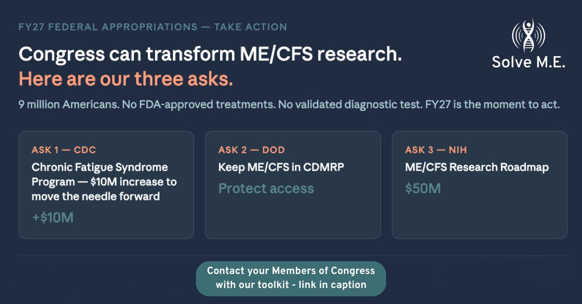Solve ME/CFS Initiative tweet media