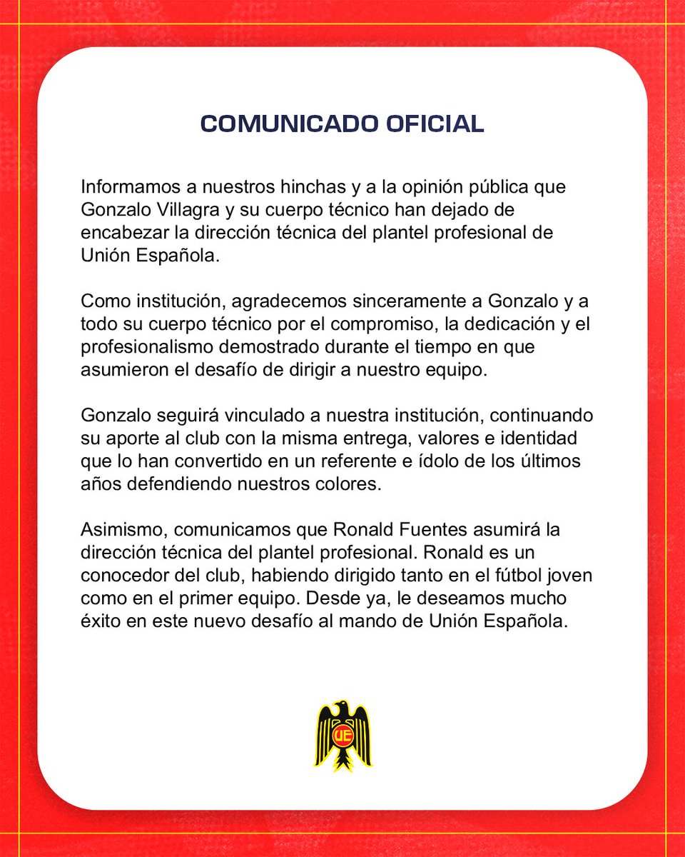 Unión Española tweet media