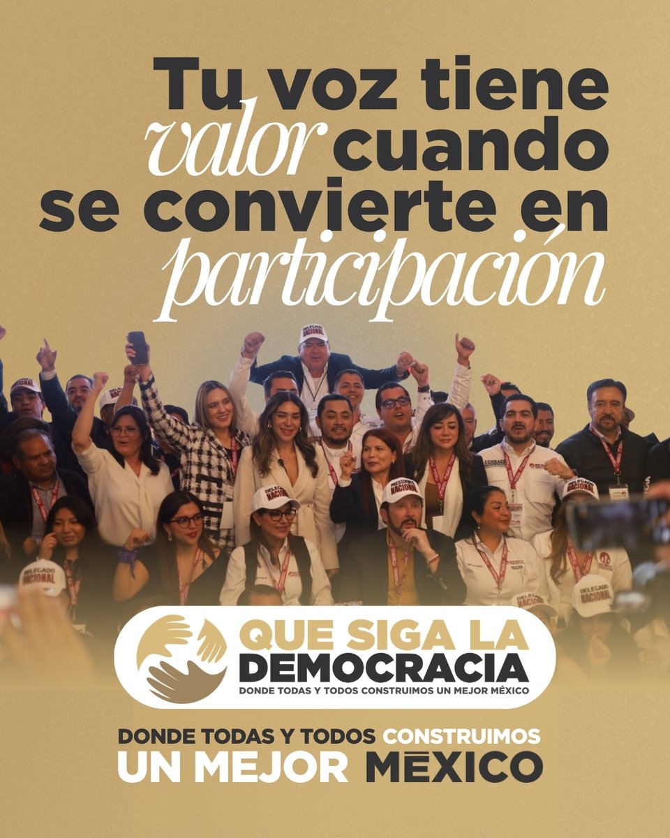 Que Siga La Democracia tweet media