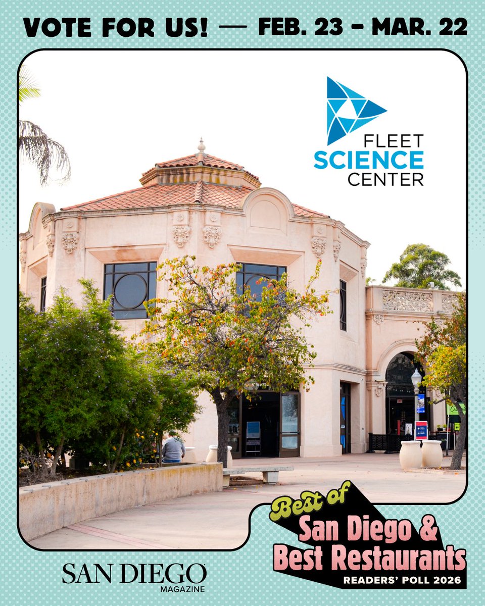 Fleet Science Center tweet media