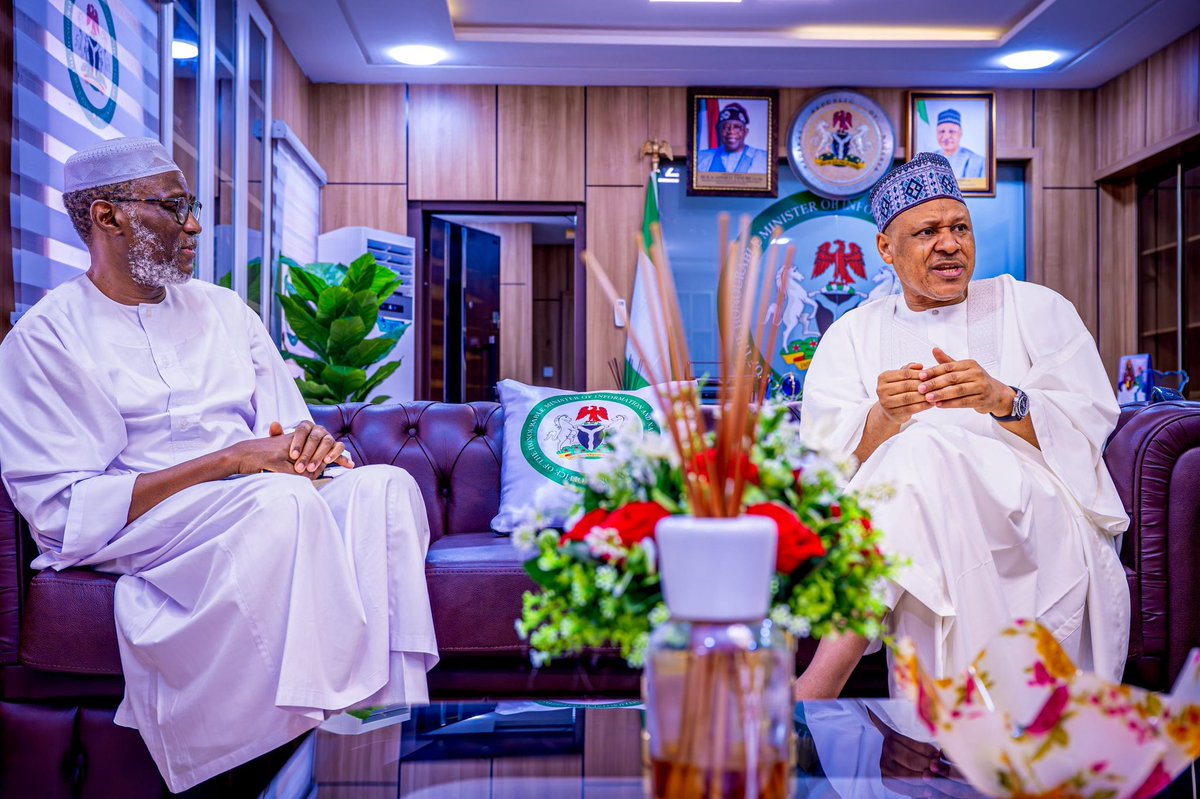 HMMohammedIdris's tweet photo. I received a delegation from WhiteInk Institute for Strategy Education and Research (WISER), led by the President and Founder, Brig. Gen. Saleh Bala (Rtd), on a courtesy visit at @FMINONigeria HQ today. 

They’re carrying our invaluable work in knowledge-building and capacity-building in Nigeria and beyond, and at FMINO we’re very much welcoming of beneficial partnerships such as this.