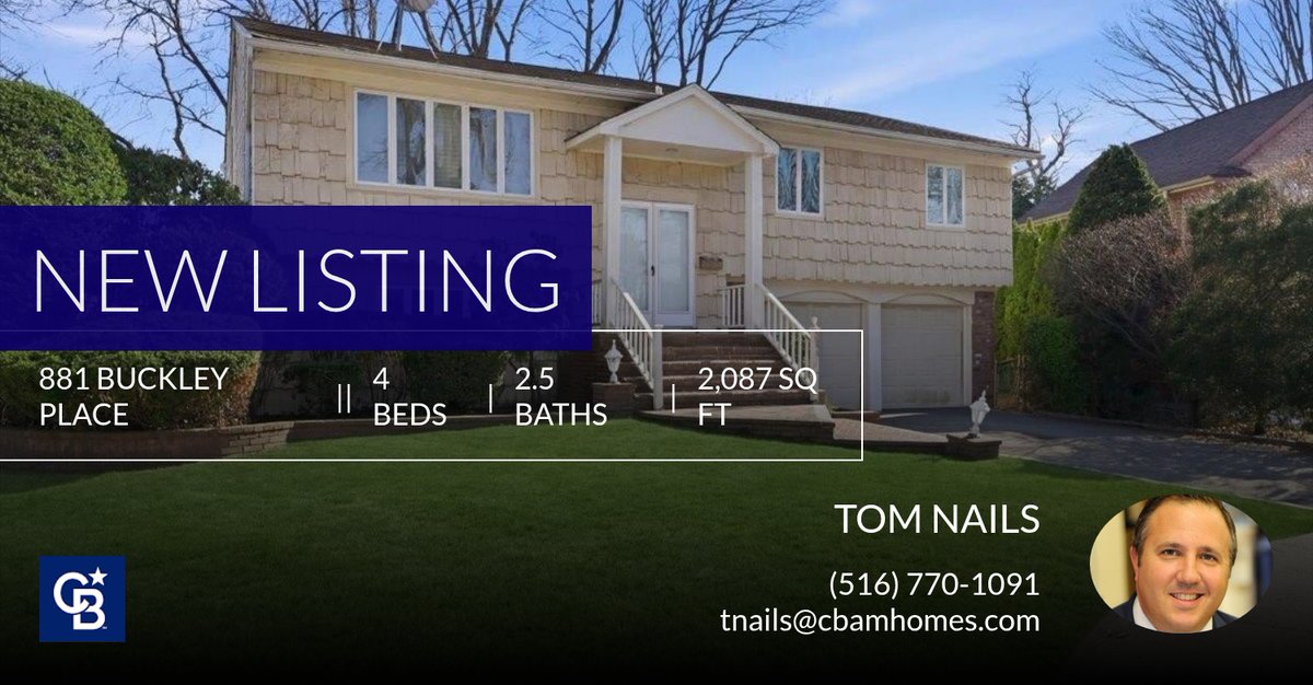 ThomasNails's tweet photo. 📍 New Listing 📍 Take a look at this fantastic new property that just hit the market located at 881 Buckley Place in Westbury. Reach out here or at (516) 770-1091 for more information

Tom Nails https://t.co/vOysf3LrEc https://t.co/4hfTyDOjU4