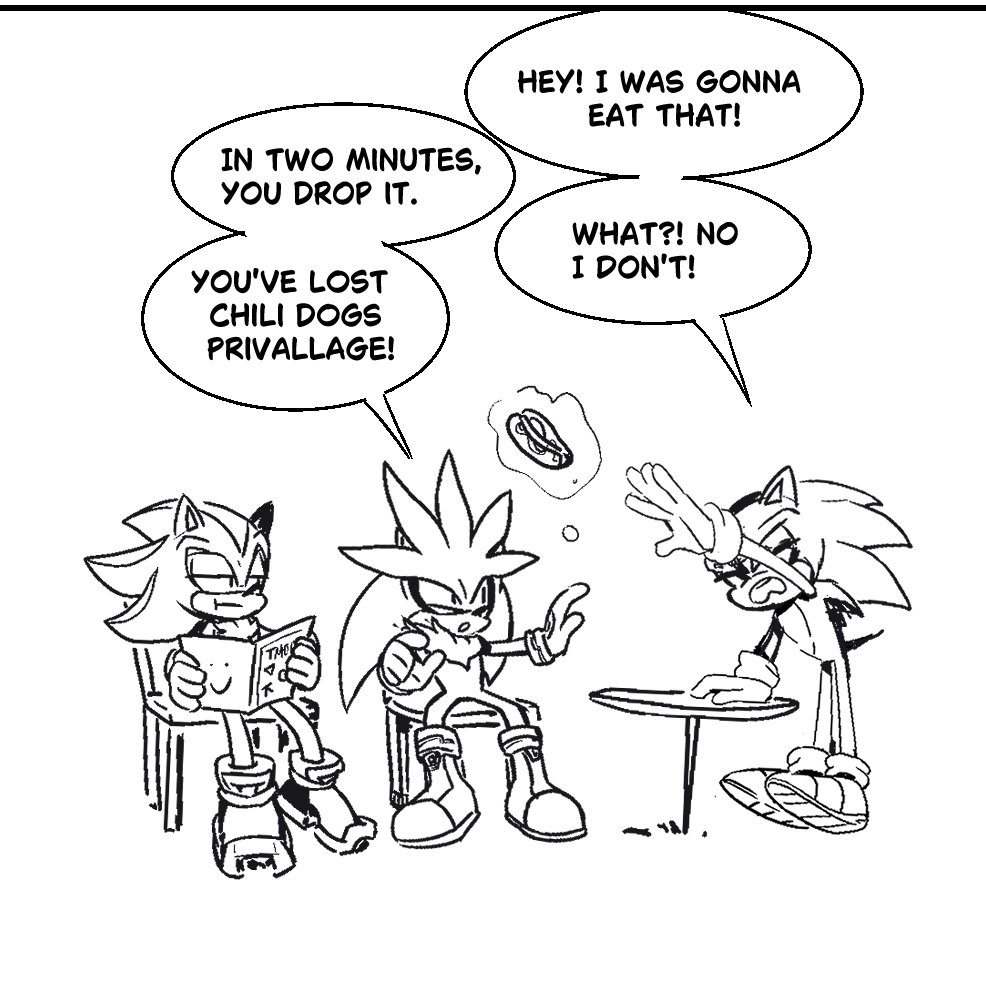 Reminder that this triple S mini funny gag comic is up for preorder!

Here's some previews on what the panels will look like! 