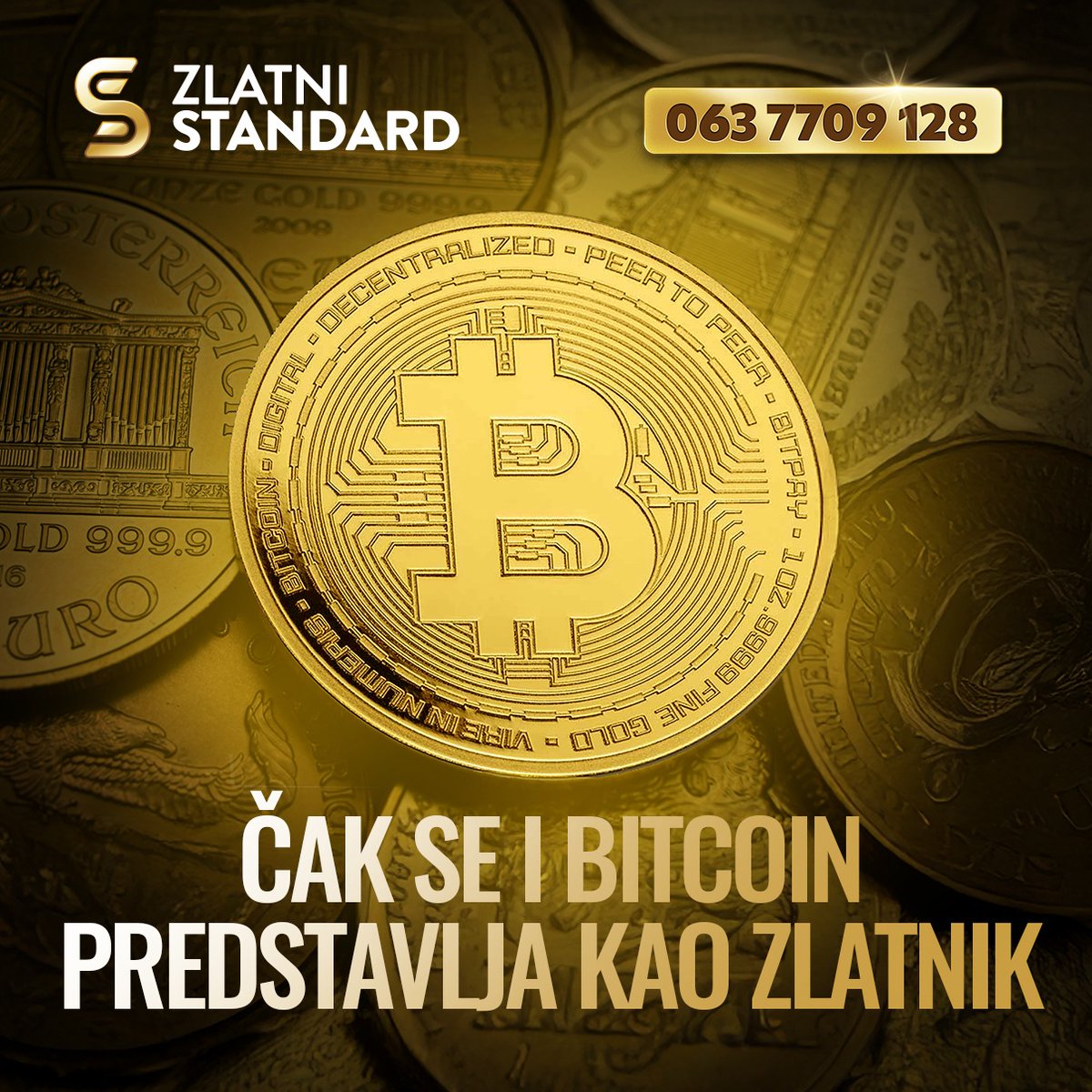ZlatniStandard's tweet photo. Zlato. Investiciono zlato.