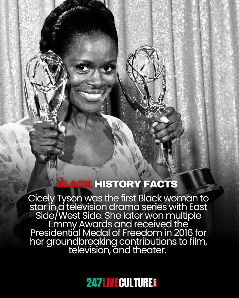 Thank you Cicely Tyson for paving a way 👑

#WomensHistoryMonth