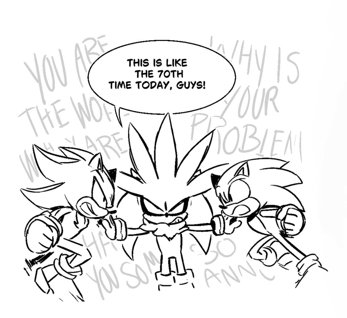 Reminder that this triple S mini funny gag comic is up for preorder!

Here's some previews on what the panels will look like! 