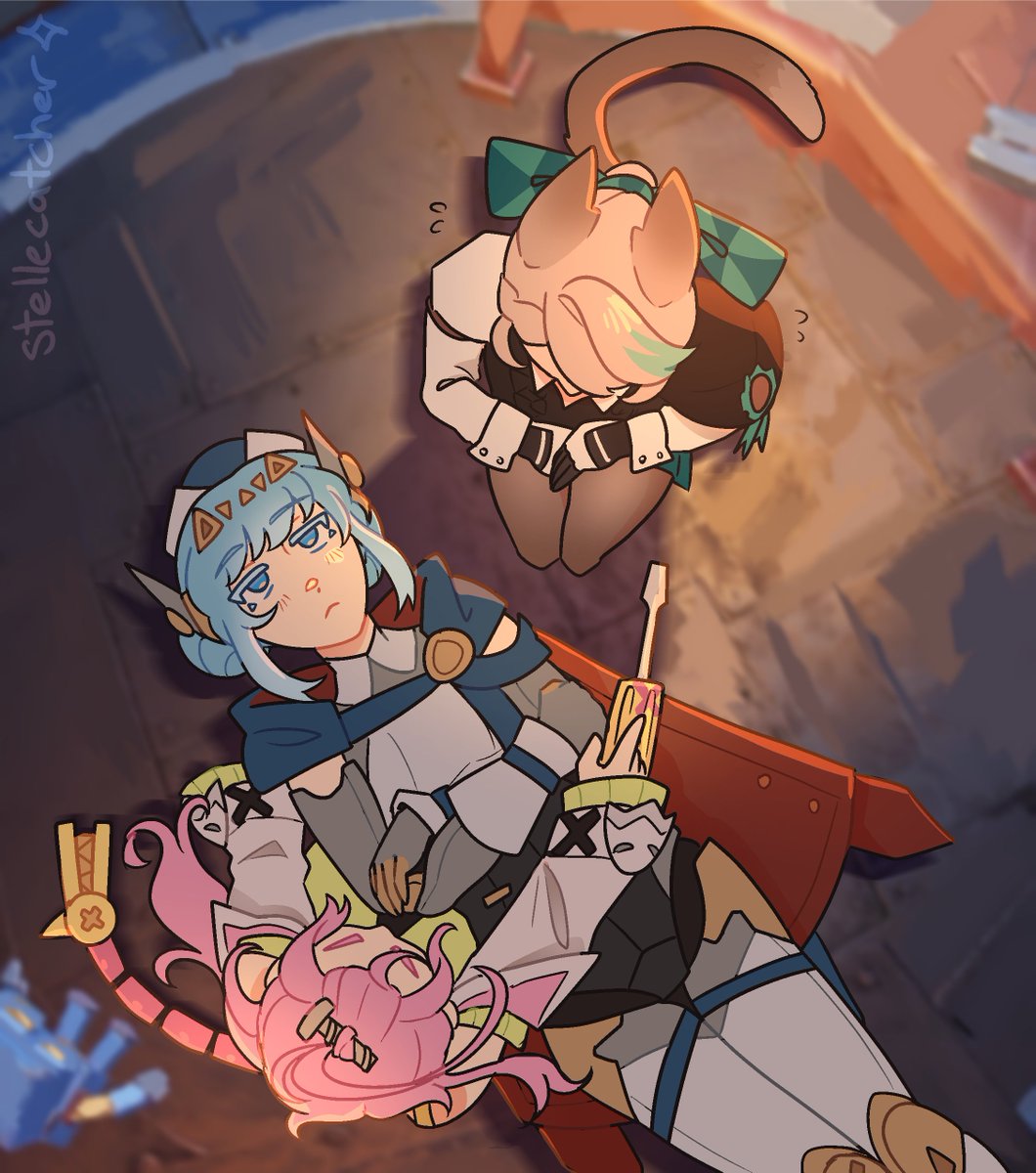 "Ineffa! Everytime you invite her over she BREAKS you!"
#lyneffa #ineffa #lynette #aino