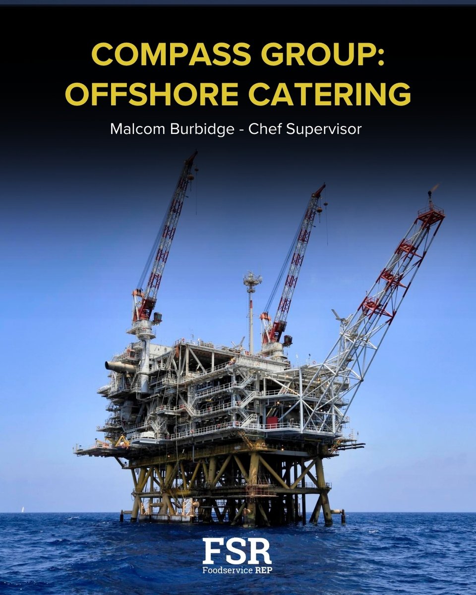 foodservice_rep's tweet photo. Behind the scenes of offshore catering 🌊

Chef Malcolm Burbidge of Compass Group shares his experiences with Foodservice REP. 
Read the full story and discover the reality for chefs offshore: https://t.co/9d1dy97O3q

#FoodserviceREP #CompassGroup #OffshoreCatering https://t.co/4OsERF3Bj8