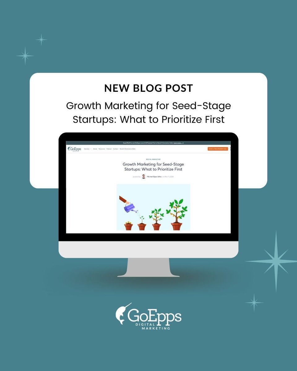 goeppsdigital's tweet photo. By pri­or­i­tiz­ing growth mar­ket­ing strate­gies like dis­cov­er­abil­i­ty, cred­i­bil­i­ty, and con­sis­tent engage­ment, star­tups can build the trust and vis­i­bil­i­ty need­ed to scale. Learn more in our latest article: https://t.co/AIiy0nvmKt #Startup #Marketing https://t.co/t09rnrQsfj