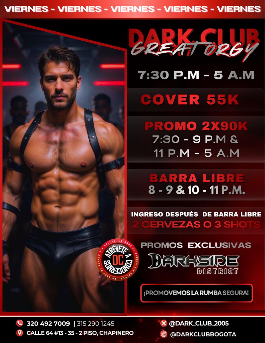 DARK CLUB Bogotá tweet media