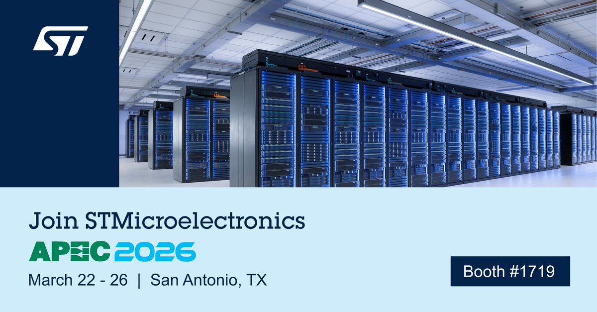 STMicroelectronics tweet media