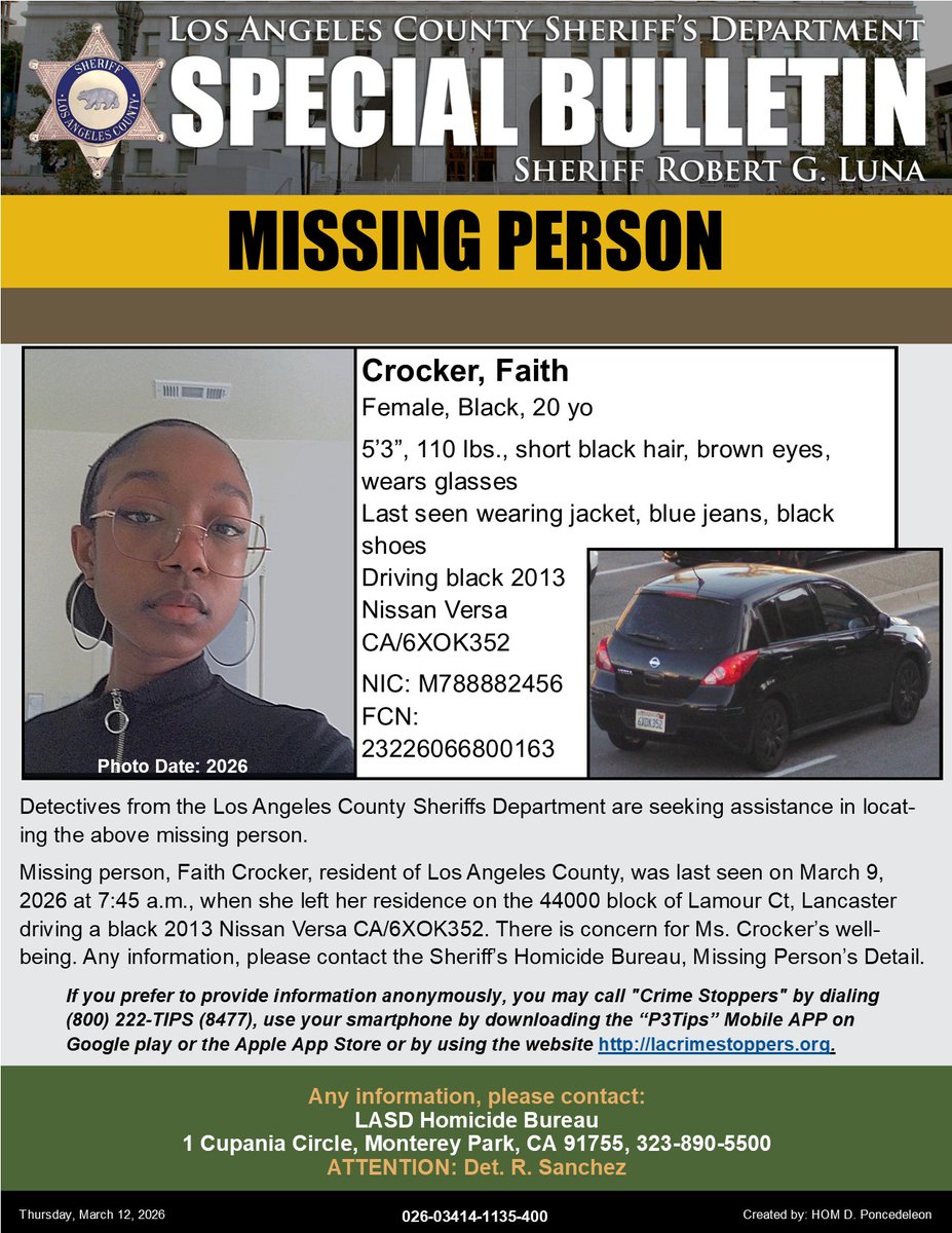 LA County Sheriffs tweet media