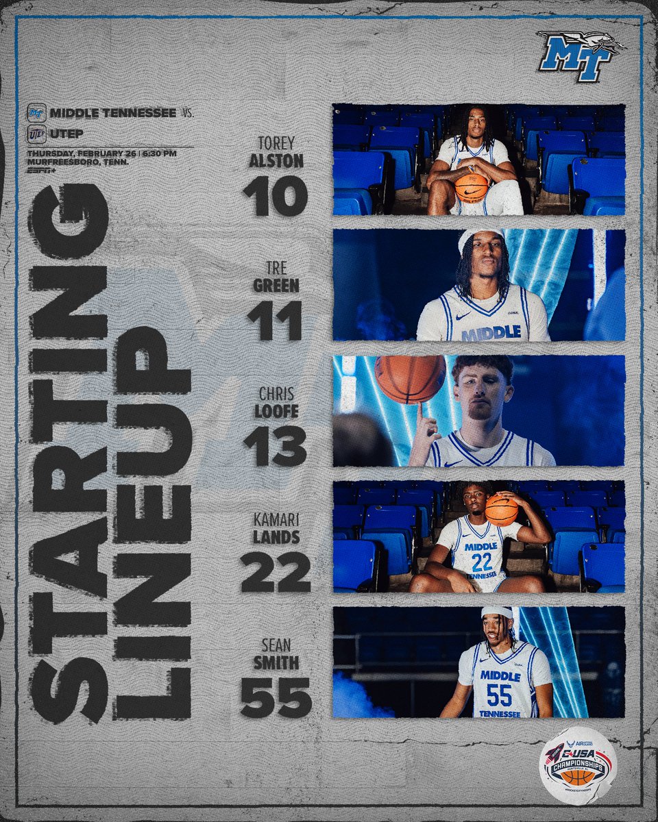 Middle Tennessee Men's Basketball tweet media