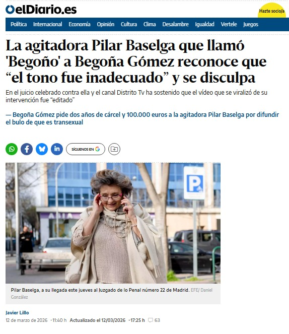 JulianMaciasT's tweet image. Aunque en el juicio reconoció que el tono no fue adecuado, el problema es el contenido de lo que dijo. También dijo que la esposa de Macron en realidad era su hermano. Precisamente en enero 10 franceses fueron condenados por el mismo tipo de acusaciones sobre Brigitte Macron.