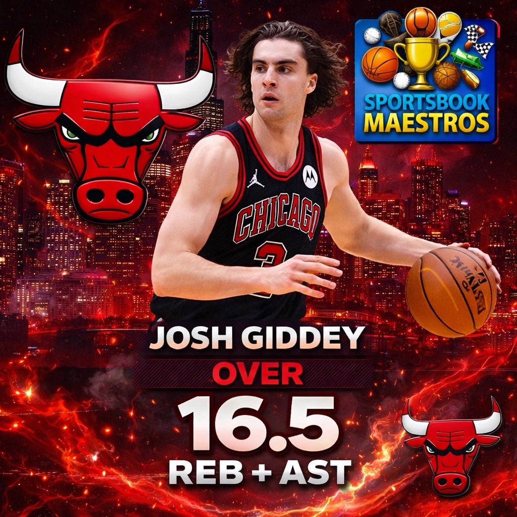 SBM_picks's tweet photo. 🎯 PLAY OF THE DAY

Josh Giddey — OVER 16.5 Rebounds + Assists

Giddey is a stat-sheet stuffer. His size at guard helps him crash the boards, and his elite playmaking keeps the assists flowing in Chicago’s offense.

With the ball in his hands often, the REB + AST opportunities add up fast.

📊 Projection: 18–20 REB + AST
🎯 Play: OVER 16.5