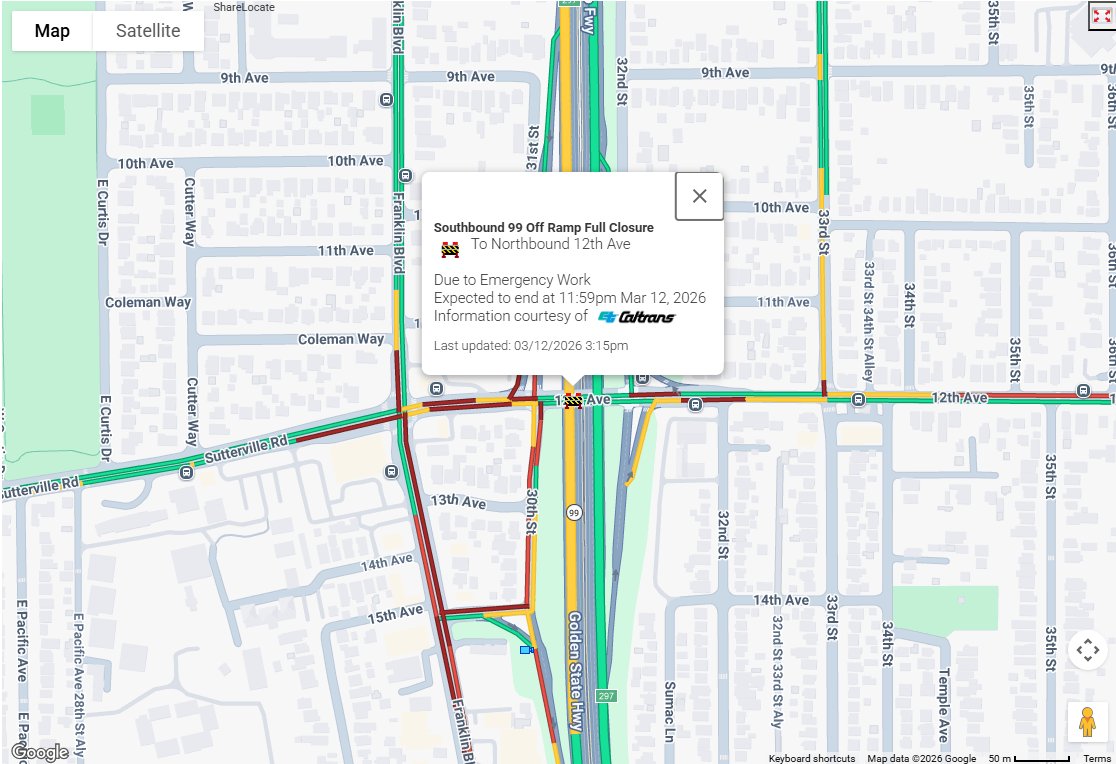 Caltrans District 3 tweet media