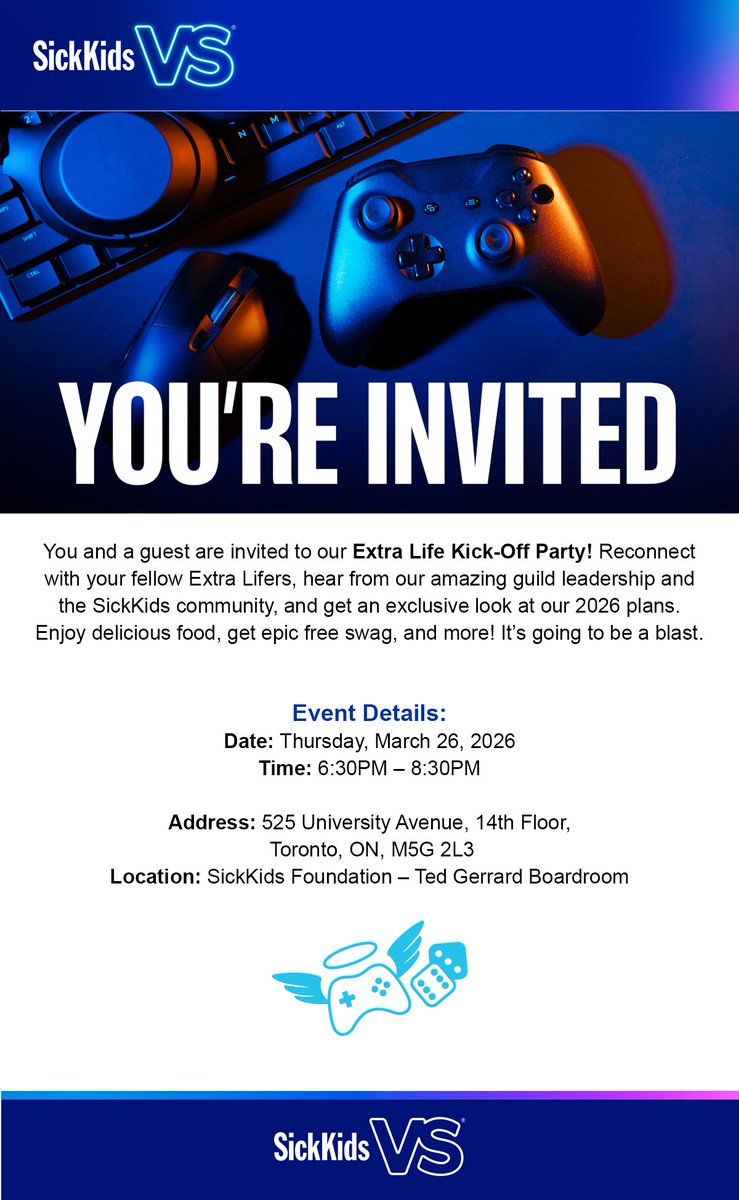 Extra Life Toronto tweet media