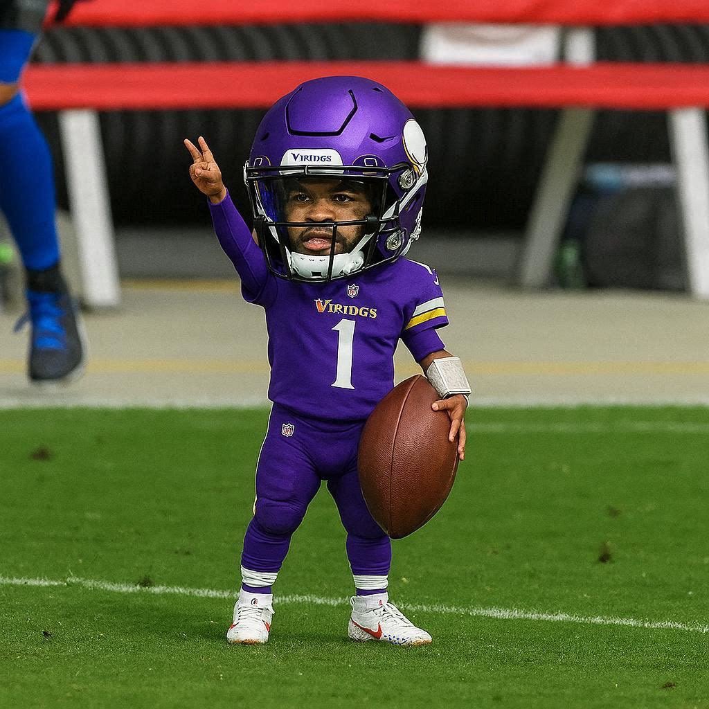 First look at Kyler Murray in a Vikings uniform: