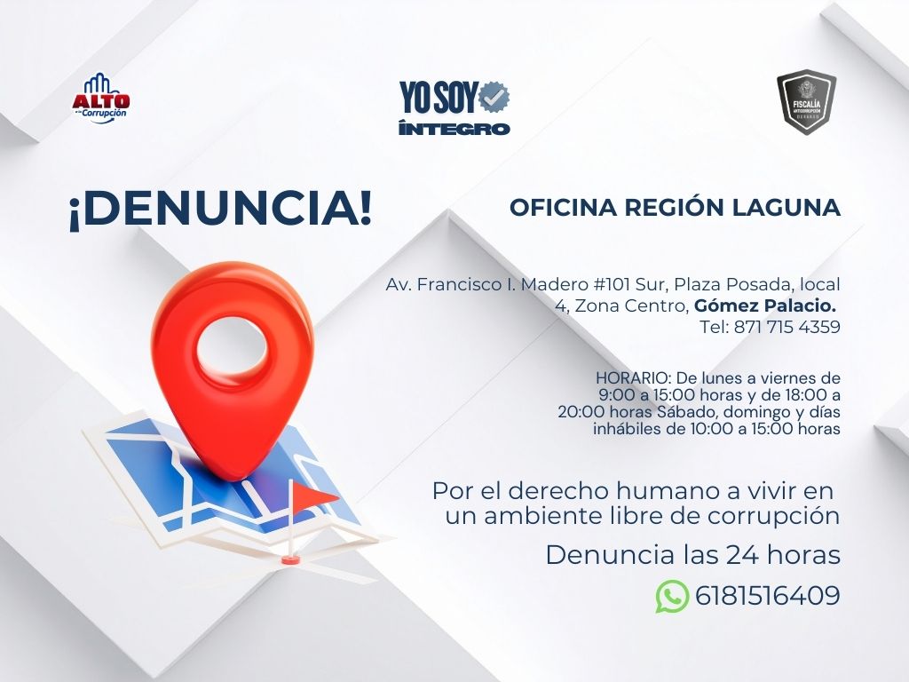 Fiscalía Anticorrupción Durango tweet media