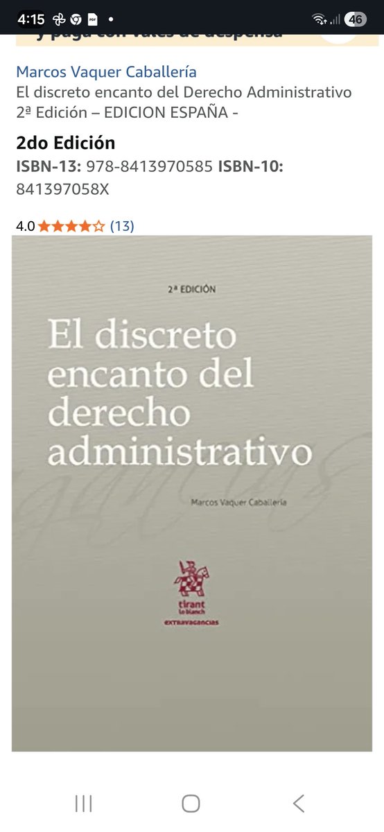MarinoCV55's tweet photo. @jrxopa En efecto, falsa y ,agregaría, absurda apreciación de un rama del Derecho, que además de apasionante, es de necesario conocimiento de todo servidor público, independiente de su especialidad. Recomiendo el libro que adjunto; ameno, divertido y atinado. https://t.co/7xRJz6Tl8o