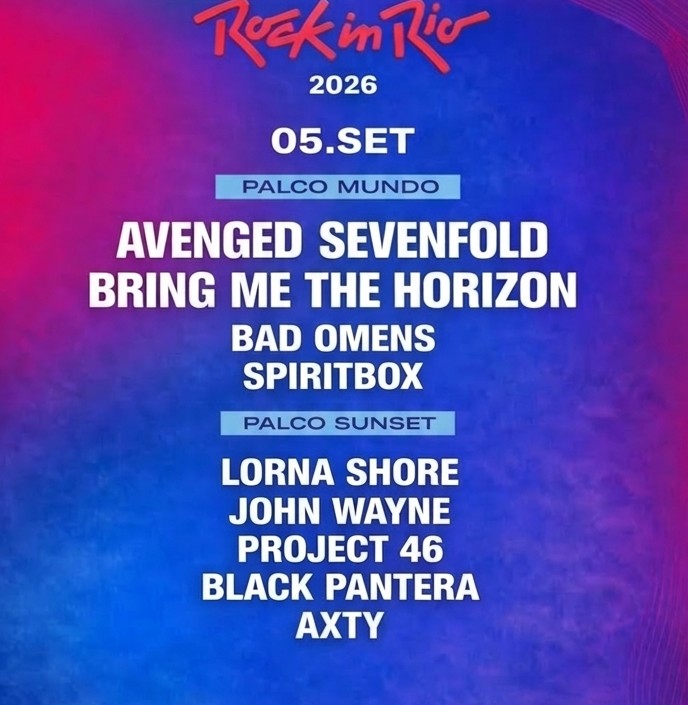LinhausBruno's tweet photo. Com a demora do Rock in Rio de soltar o Line Up, fiz esse que seria meu Line dos sonhos, ter aquele Feat lindo de John Wayne com Project seria incrível. @rockinrio faz acontecer aí poh!!! https://t.co/FBIV08nOnL