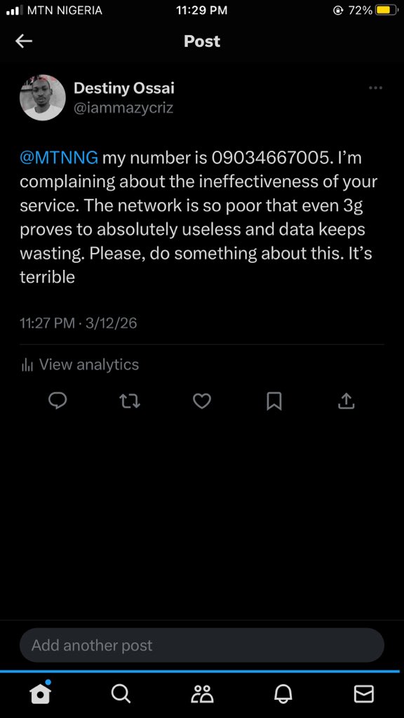iammazycriz's tweet photo. Even the network will disappear https://t.co/70qly0LHYi