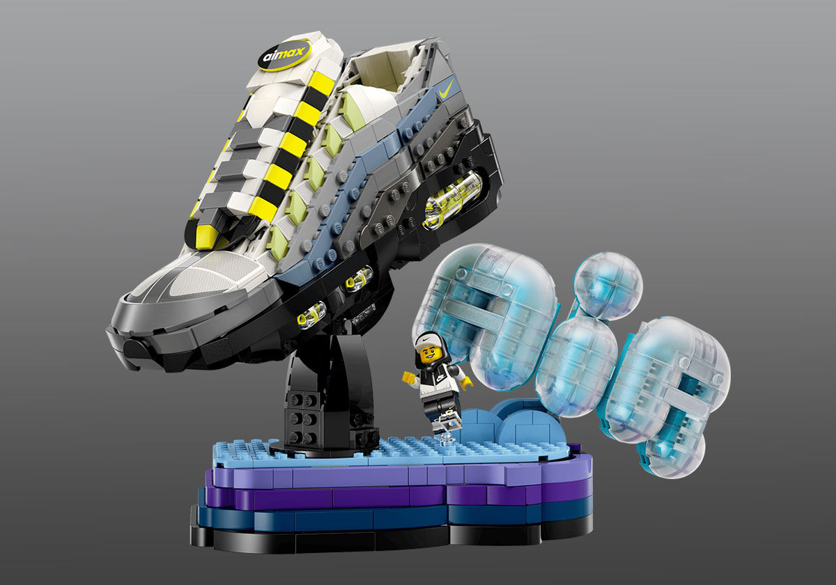 fullress's tweet photo. ナイキ × レゴ "イエグラ エア マックス 95"が発売予定 (LEGO NIKE AIR MAX 95 "Neon/Yellow Gradation/ネオン/イエローグラデーション")

https://t.co/W4WlgR2B31 https://t.co/2kn1afksoR