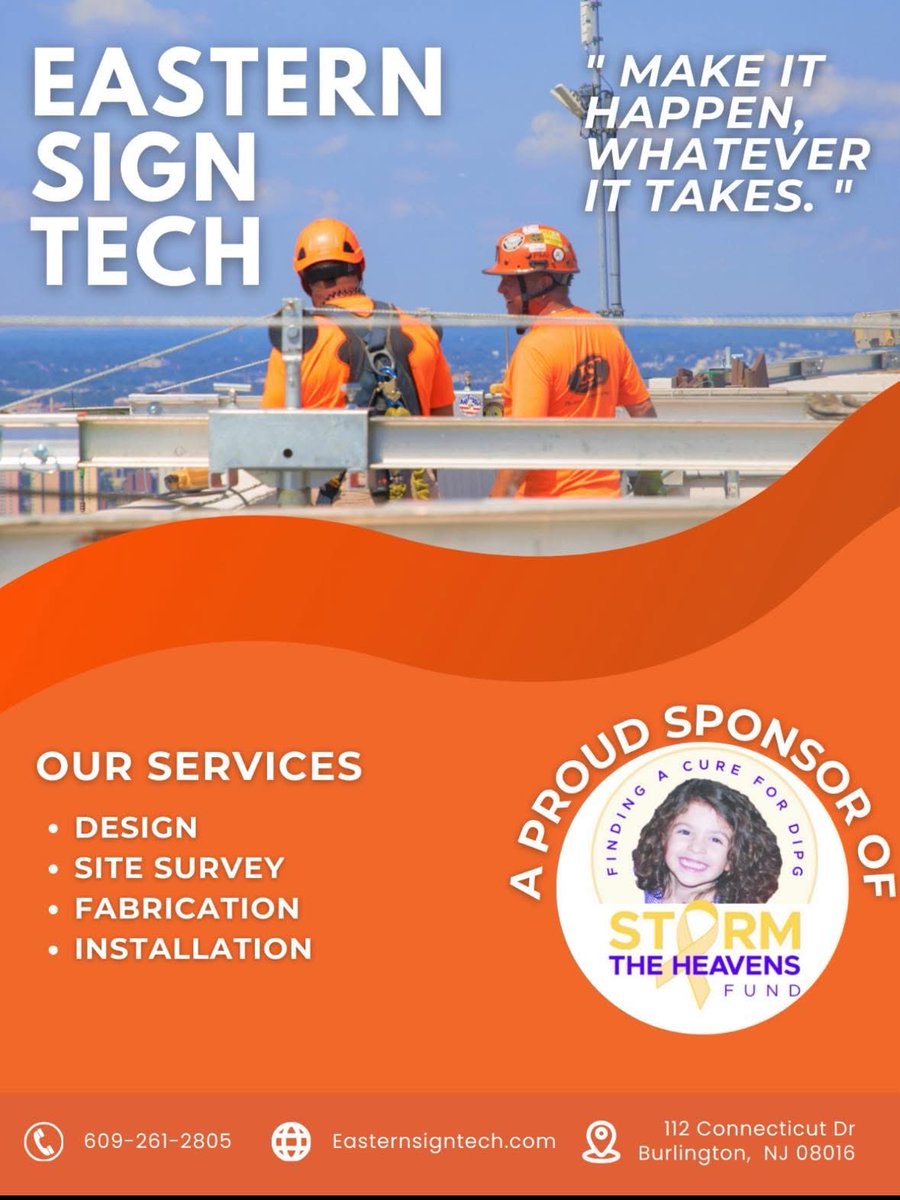 Stormtheheavenz's tweet photo. Thank you, @EasternSignTech for your Platinum Level Sponsorship of 2026 Bean’s Ball.  

There’s no cause greater than the fight for our children’s right to grow up to be adults.  #WeMustDoBetter

DIPG, WE are coming for you! https://t.co/lv2lDPMUc3
