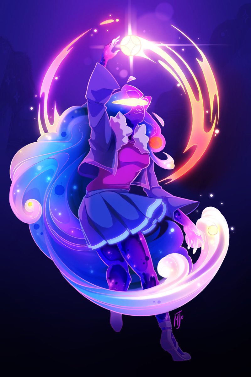 Recent colored line art c0mm for voidduststrider on 🦋!