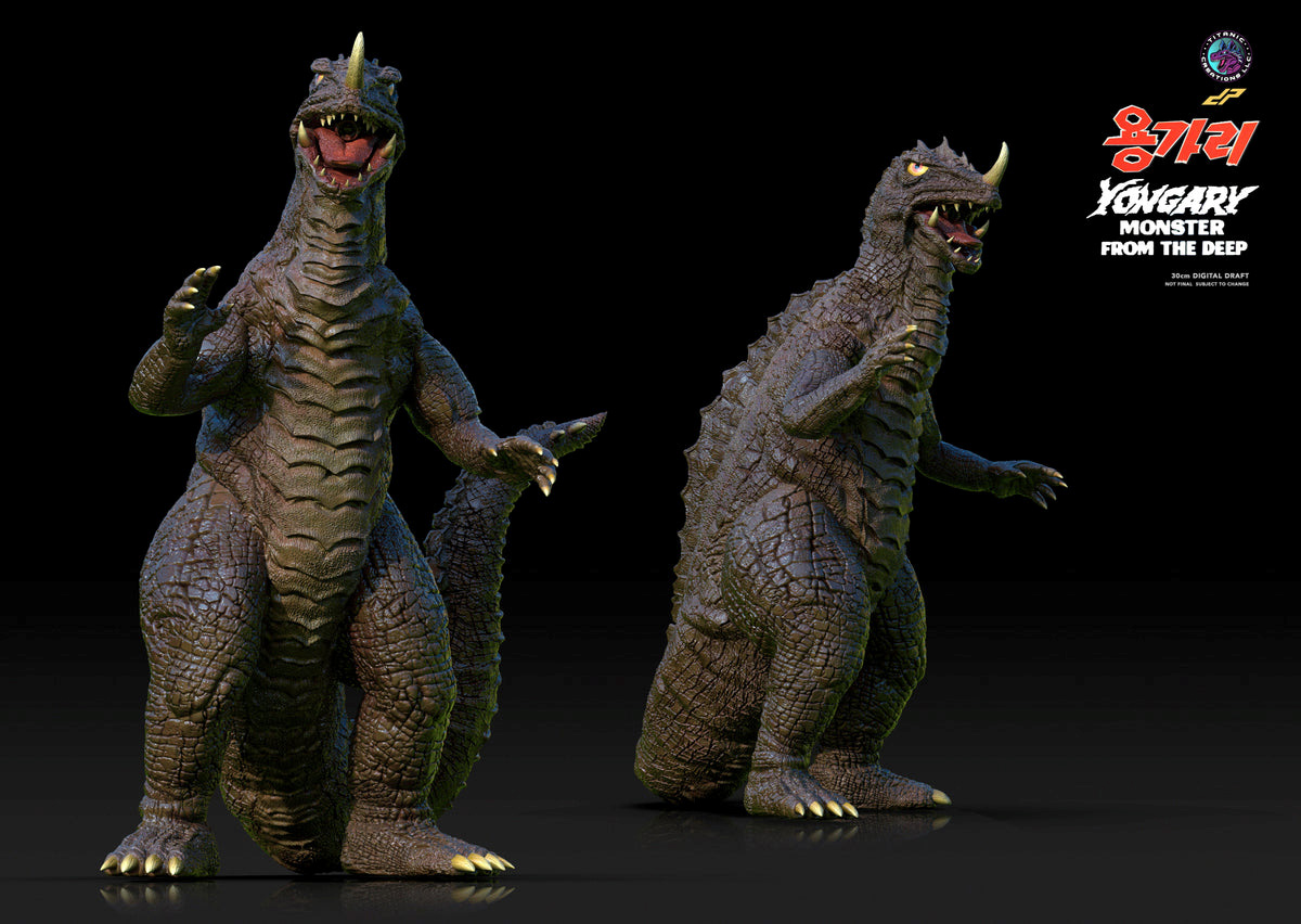MonstersMotion's tweet photo. Yongary Monster From the Deep 13" Tall Giant Figure LIMITED TO ONLY 100:

The highly anticipated 13" tall soft vinyl Yongary Figure is now available for pre-order. The figure stands 13" tall and is about 24 inches long.
https://t.co/RQc6NuukBU https://t.co/L5jUuwGJpE