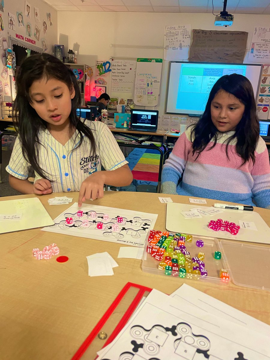 BGES3rdGrade's tweet photo. Loving Multiplication Bump to solve division equations using related multiplication facts 🫶💙@BelleGroveAACPS @BGESOL @AACountySchools  #revealmath #aacpsawesome #belonggrowsucceed https://t.co/gntWZKnDfo