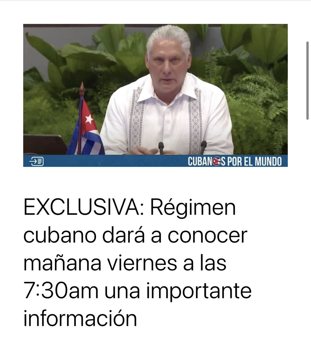 No se tu, y no quisiera equivocarme pero esto me suena a que van a hacerse los durakos, los que no transan con USA y me temo que se vienen los bombazos, y para ser honesto, yo prefiero los bombazos.