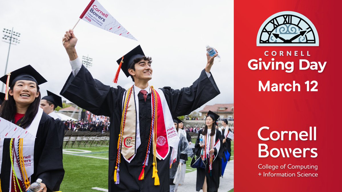 Cornell Bowers Computing and Information Science tweet media