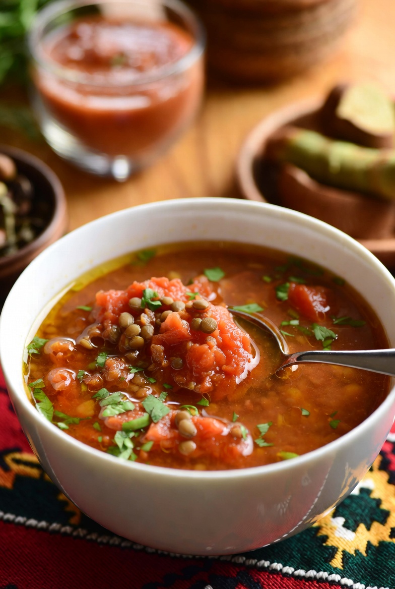 qwikad_com's tweet image. Morocco's Harira 🍲 – tomato-lentil soup with spices, lemon. Ramadan staple!

Warm hug. 🇲🇦

#Harira #MoroccanSoup #Lentil