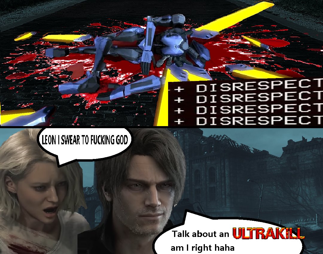 this seemed funnier in my head #ULTRAKILL #ResidentEvilRequiuem #RE9