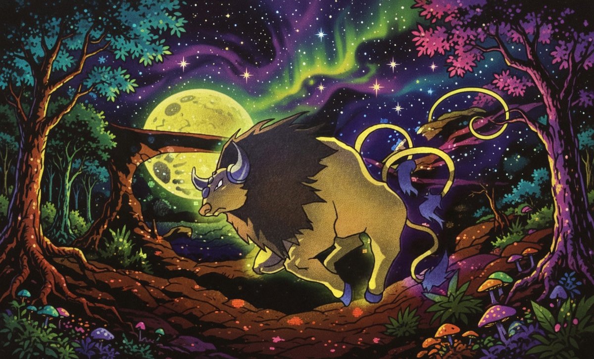 Such An Amazing Holo Art Rite Here ✨

Tauros From 2006 EX Crystal Guardians🐂<a href="/The_Dragon_Bull/">Son Bull</a> #Pokemon #TCG