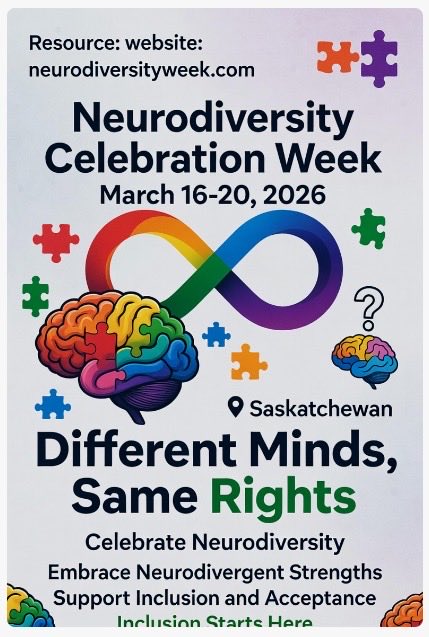 chessmass's tweet photo. Neurodiversity Celebration Week, March 16–20, 2026) are great for raising awareness, promoting inclusion, and celebrating strengths in schools, workplaces, community centers, or even at home in Regina/Saskatchewan. They often feature the rainbow infinity symbol (∞) for neurodiversity, puzzle pieces (in affirming ways), colorful brains, or messages like "Different Minds, Same Rights" or "Celebrate Neurodiversity."

ChessTherapy #ADHD #Autism #Neurodivergent #ChessForADHD #ChessForAutism #Neurodiversity #ADHDSuperpower #ChessLife #FocusTraining #MentalHealthAwareness