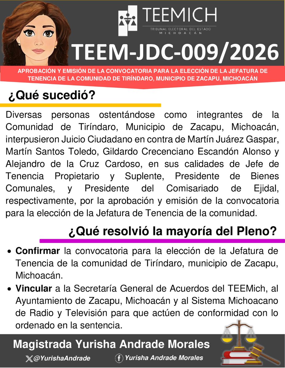 Magistrada Yurisha Andrade tweet media