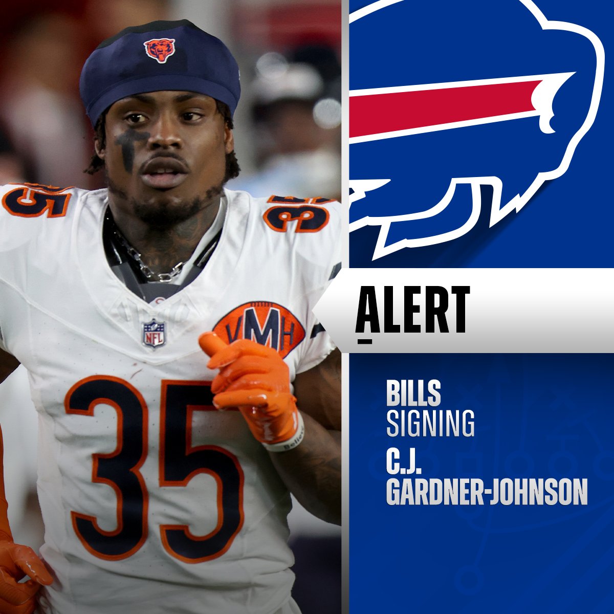 Bills signing DB C.J. Gardner-Johnson to a one-year deal worth $6M. (via <a href="/TomPelissero/">Tom Pelissero</a>)