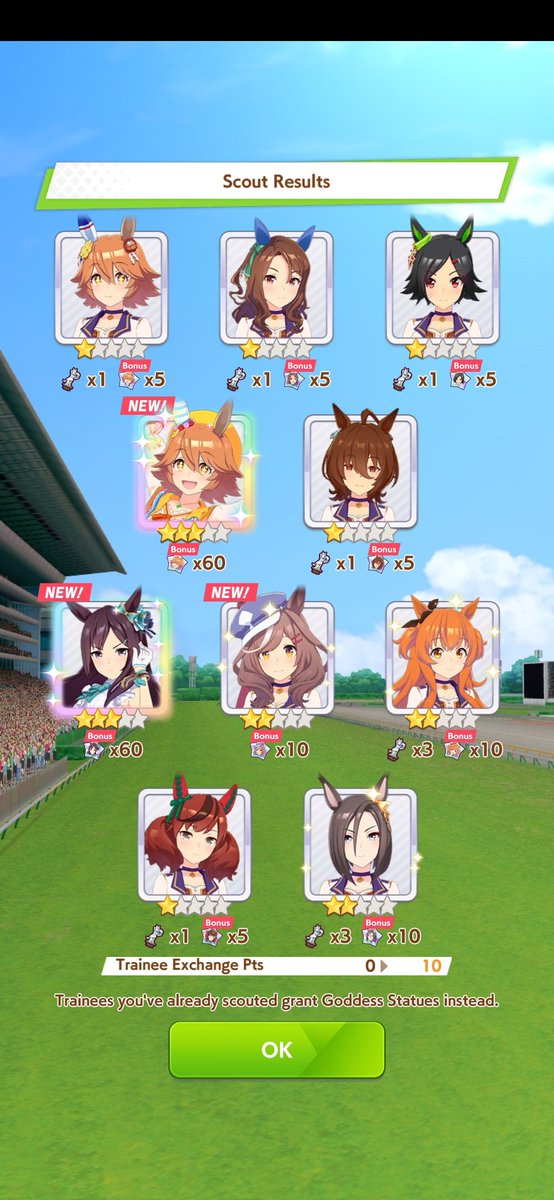 leoaven451's tweet photo. @Umamusume_mx Primera tirada con las tiradas gratis y me sale mambo con dos 3 estrellas.
Luego de 3 tiradas que hice me sale kitasan Black y gold City.
Que suerte la mía xd https://t.co/5eJZ4kne4N