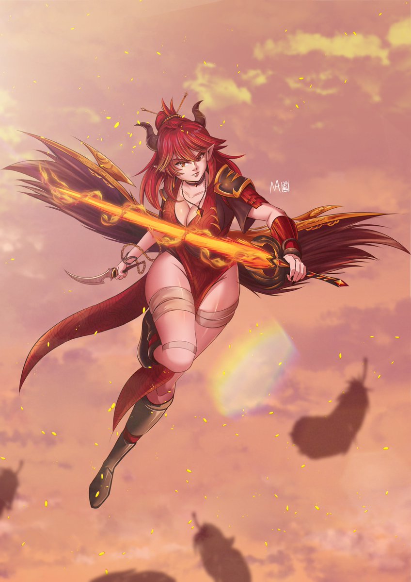 Arte da <a href="/VVyseryn/">🔥 Vetiti Vyseryn 🔥 VTUBER</a> feita para o evento Guerra LQN🔥🔥#Vyserynart